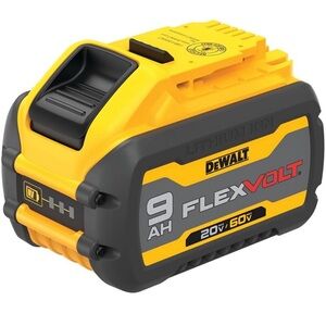 DEWALT Yellow and Black 9AH FLEXVOLT Battery